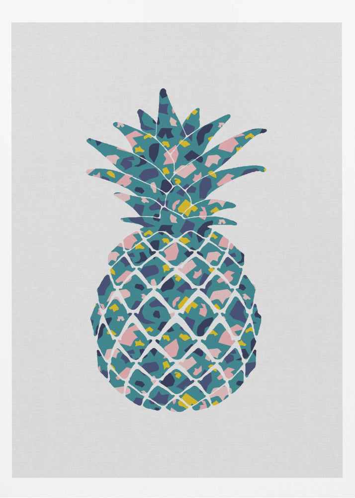 Ananas verde acqua | Poster - Stampe d’Arte