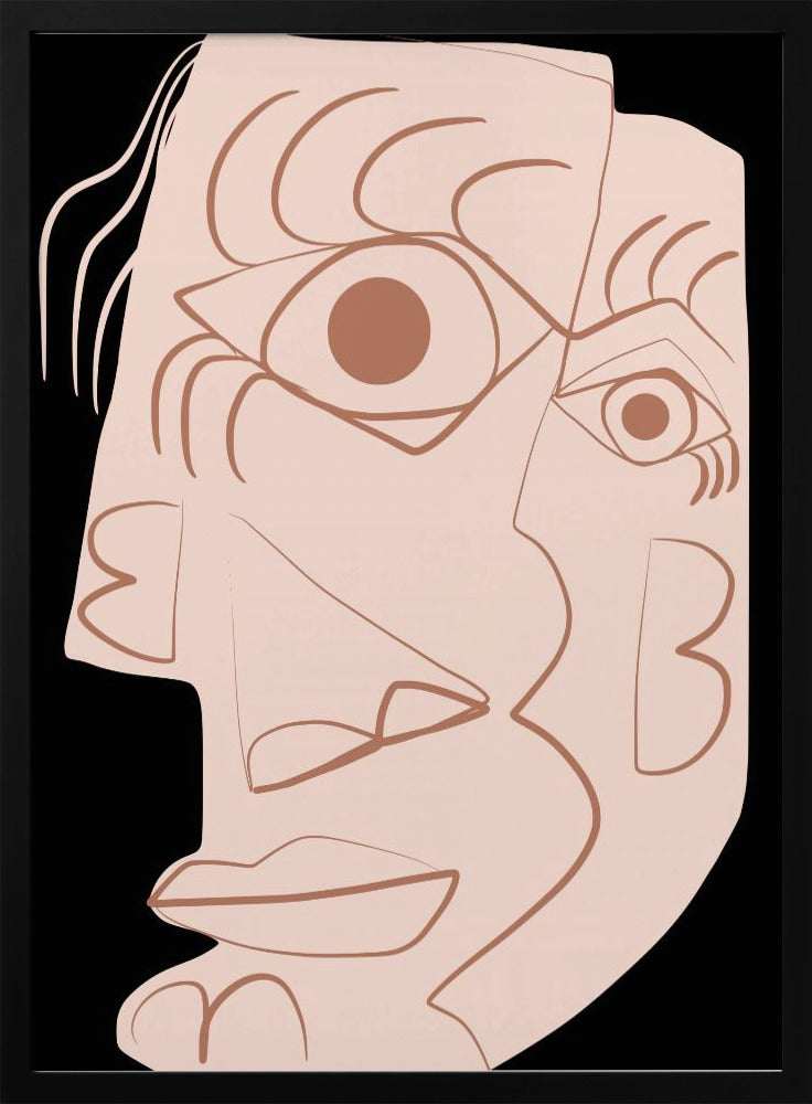 Plain Abstract Portrait | Poster
