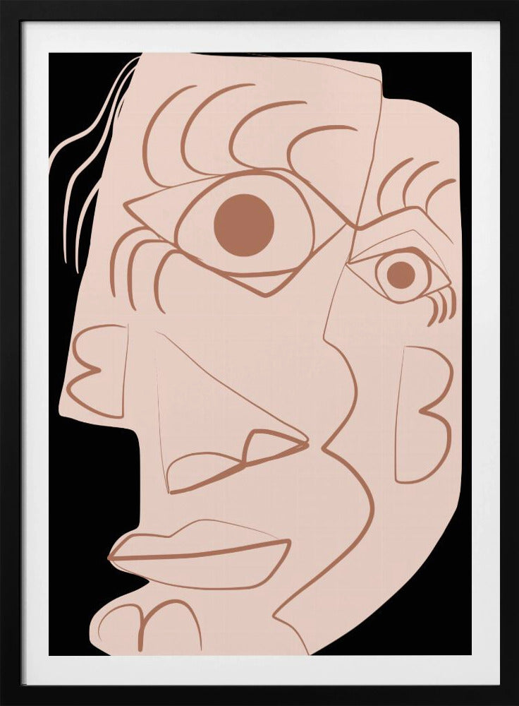 Plain Abstract Portrait | Poster