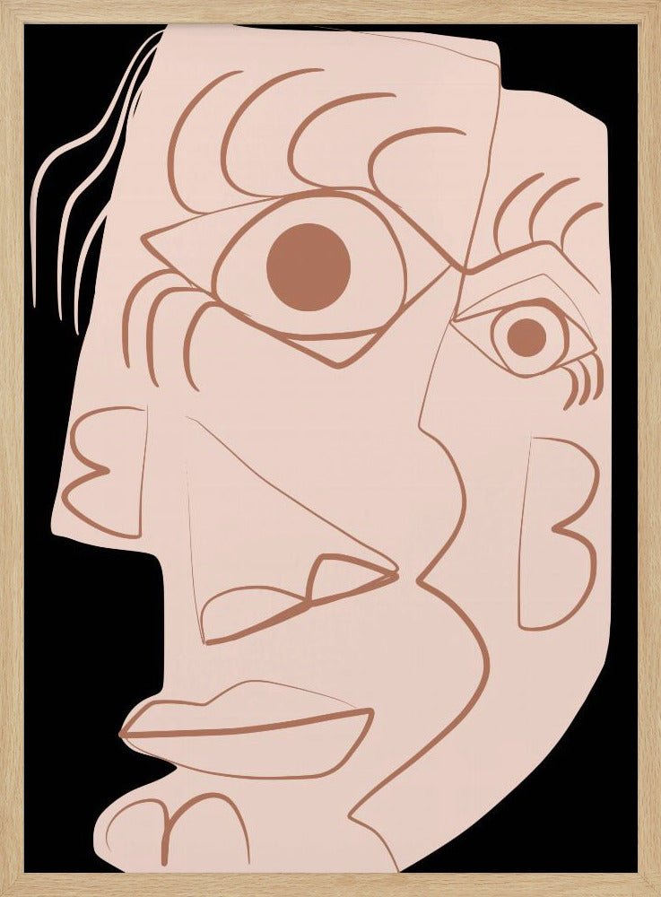 Plain Abstract Portrait | Poster