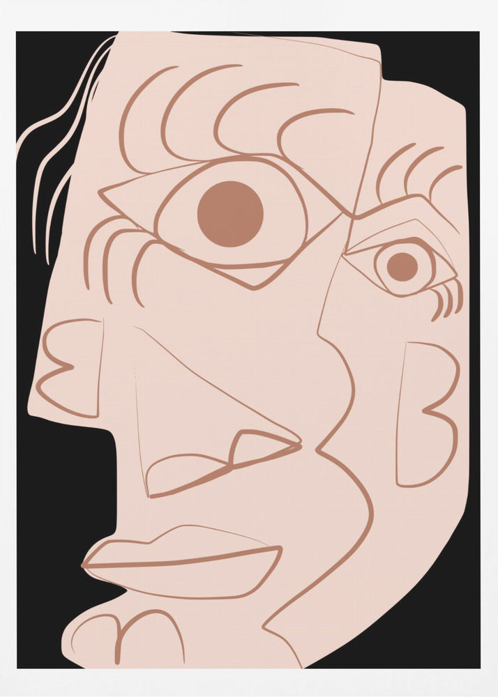 Plain Abstract Portrait | Poster