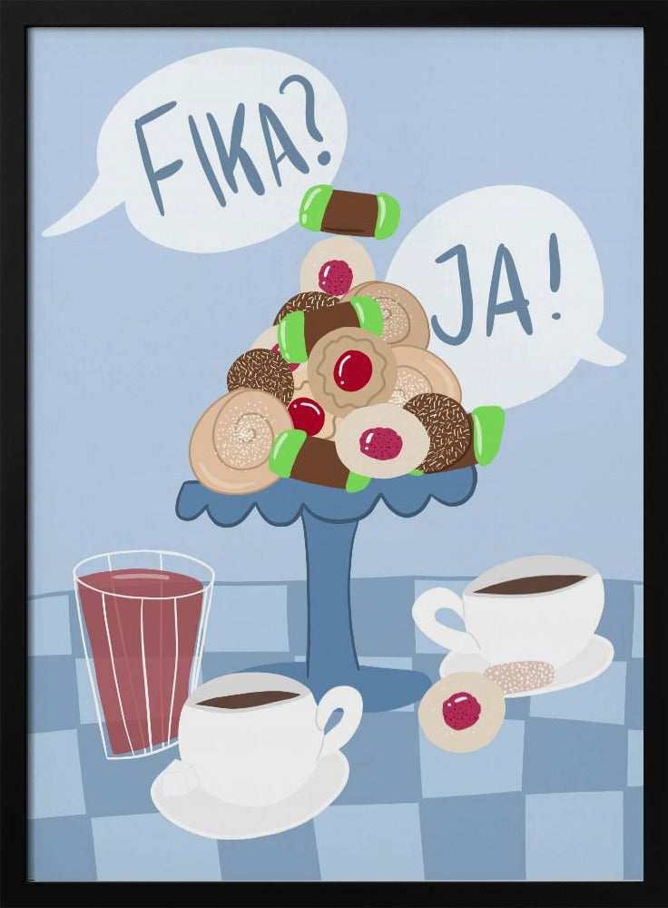 Svensk Fika Njutning | Poster
