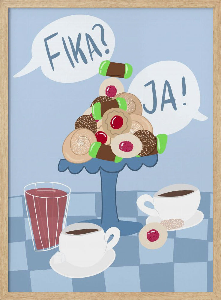 Svensk Fika Njutning | Poster