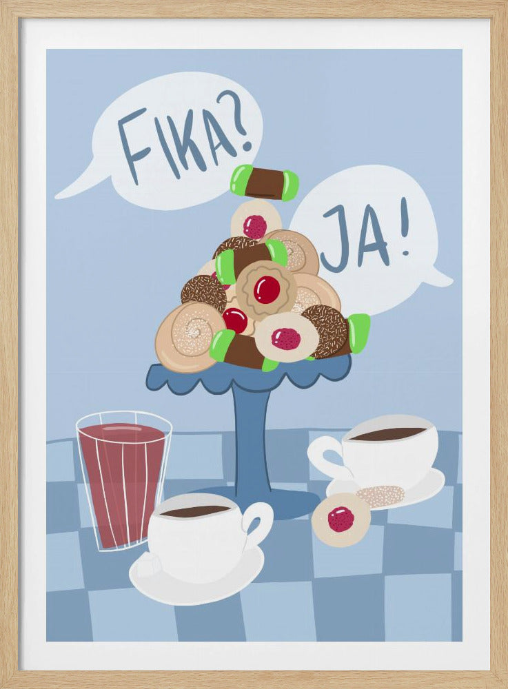 Svensk Fika Njutning | Poster