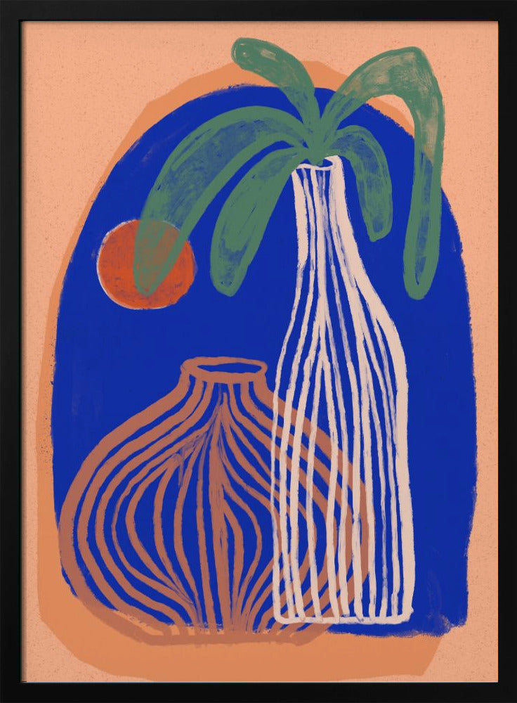 Blaue Oasenvasen | Poster