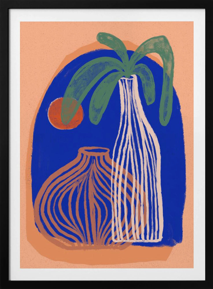 Blaue Oasenvasen | Poster