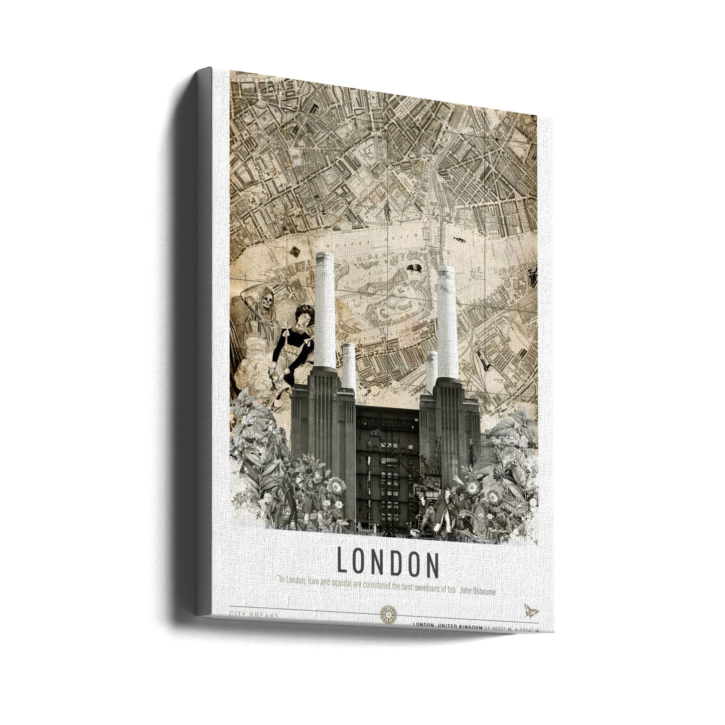 Londyn Battersea (City Breaks) | Wydruki na łótnie