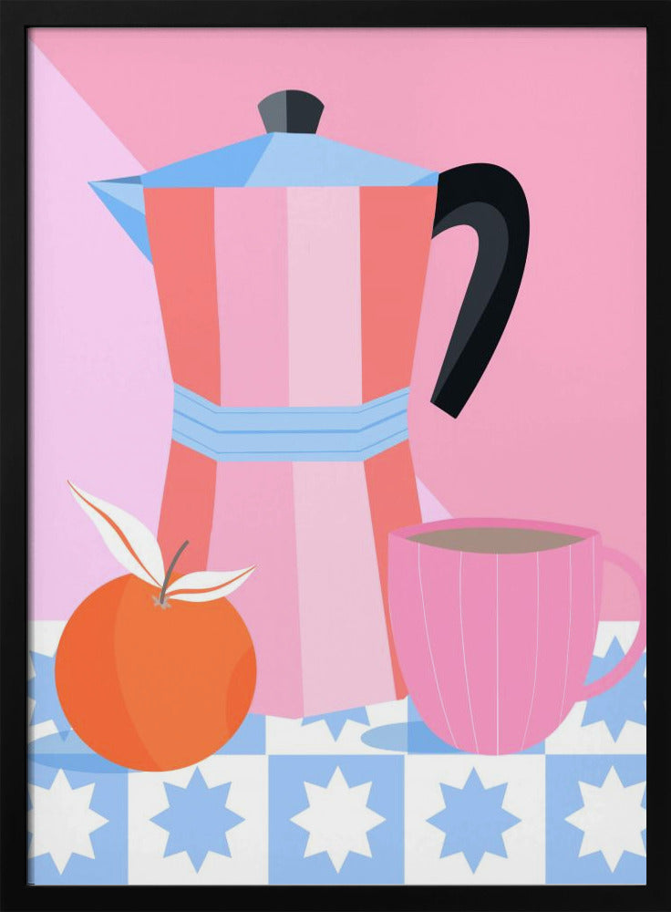 Stillleben mit Moka-Kanne | Poster