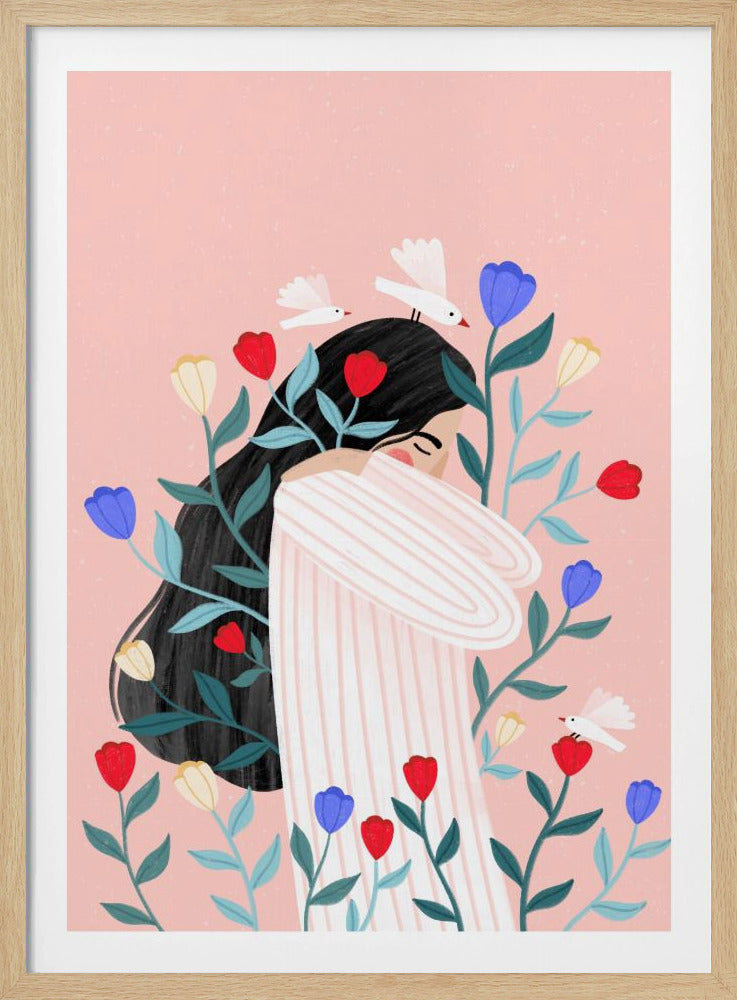 Blüten und Gelassenheit | Poster
