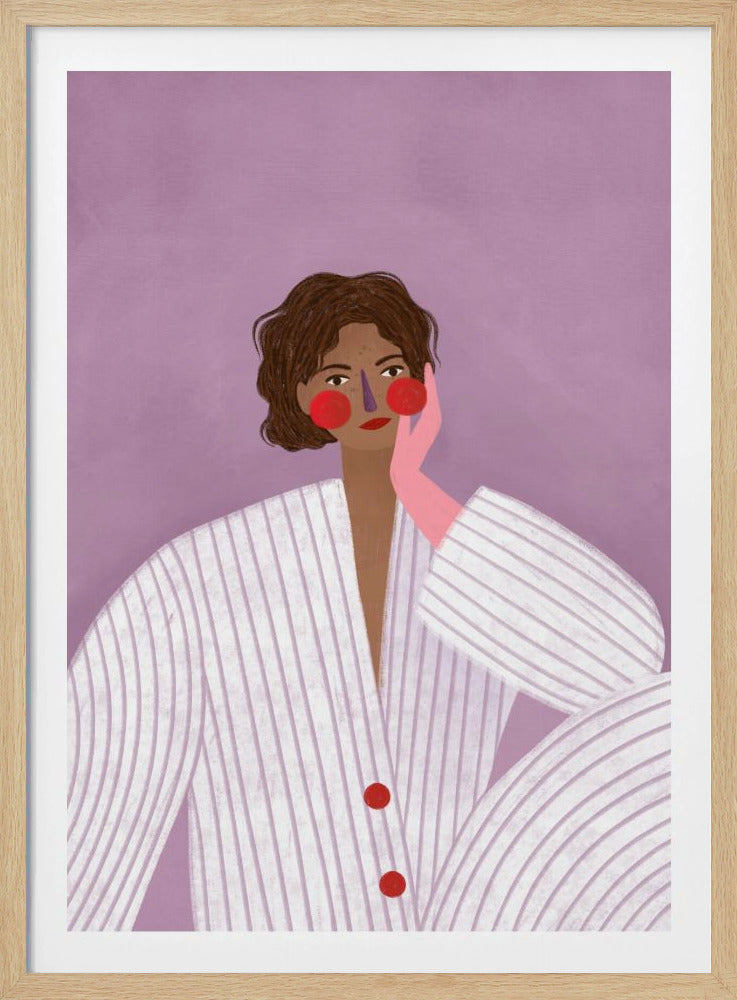 Kvinnan med den rosa handsken | Poster
