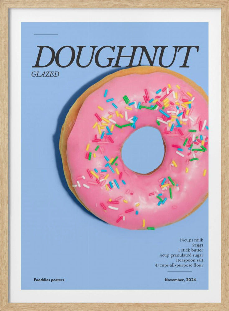 Rosa glasyrmunk | Poster