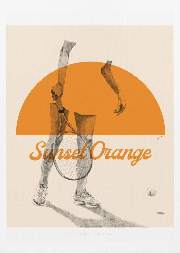 Sunset Orange | Poster