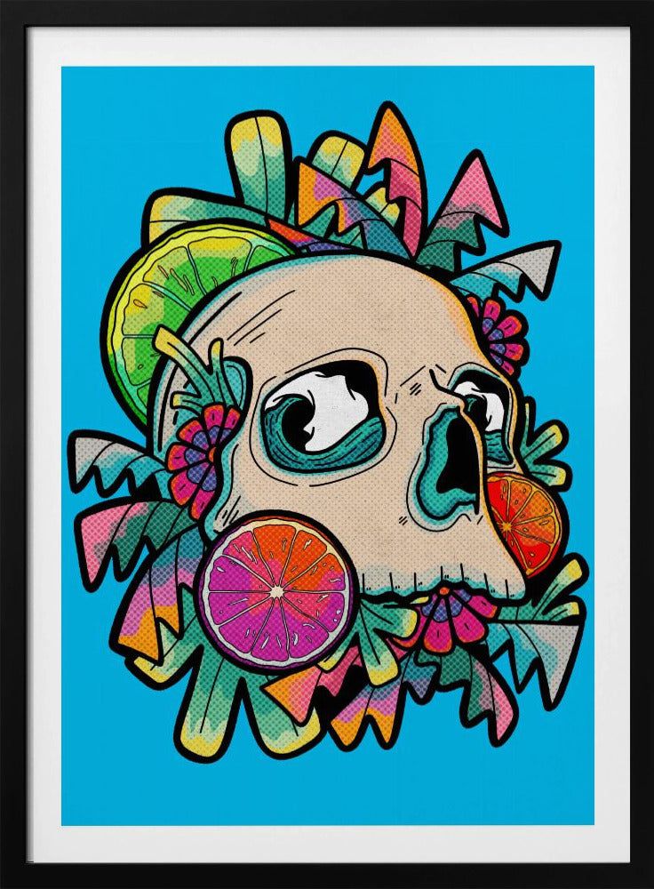 Summer Fruit Skull | Poster
