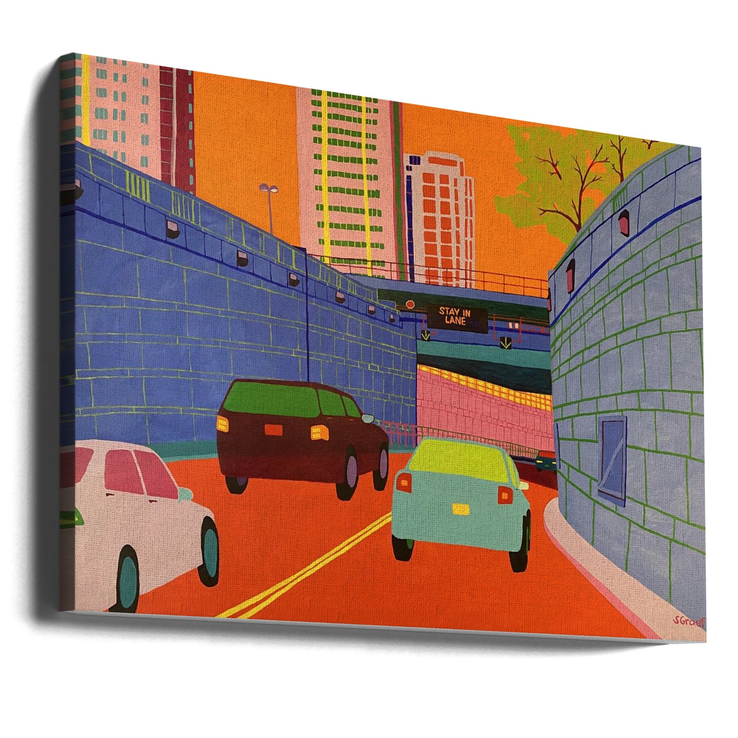 Restez dans la voie | Tableaux sur Toile