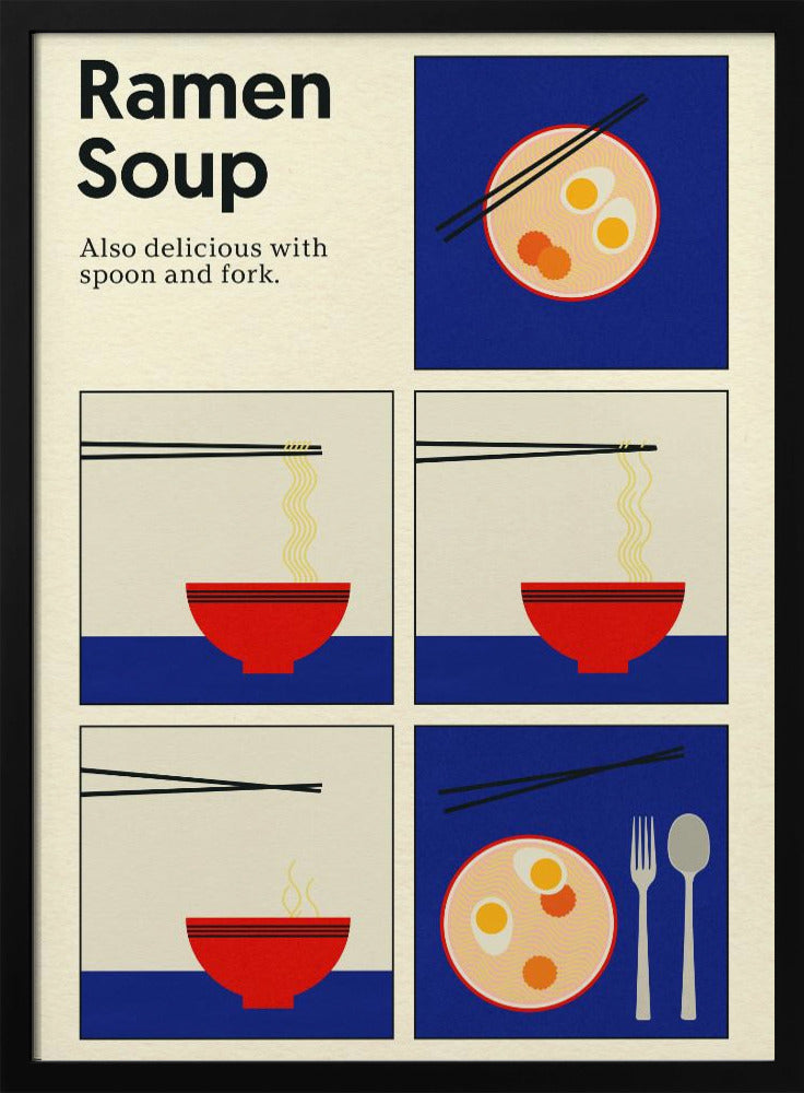 Poster Ramen-Suppe | Poster
