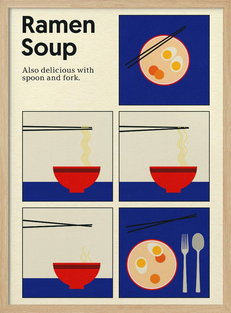 Poster Ramen-Suppe | Poster