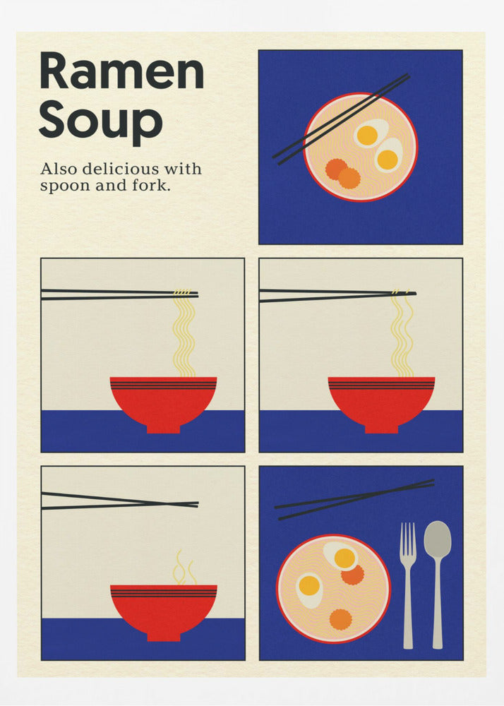 Poster Ramen-Suppe | Poster