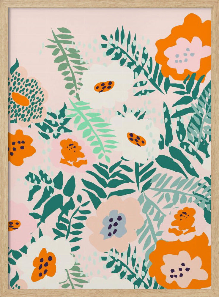 Botaniska dopaminblommor | Poster
