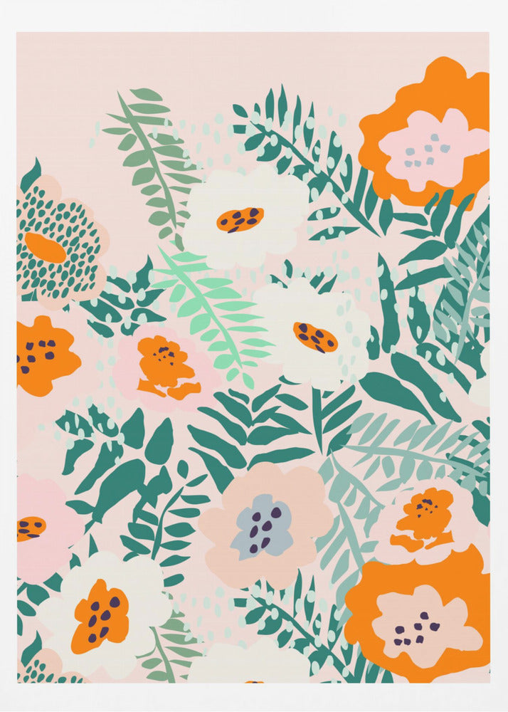 Botaniska dopaminblommor | Poster
