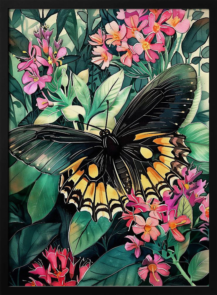 Butterfly watercolor animal art 2 | Poster