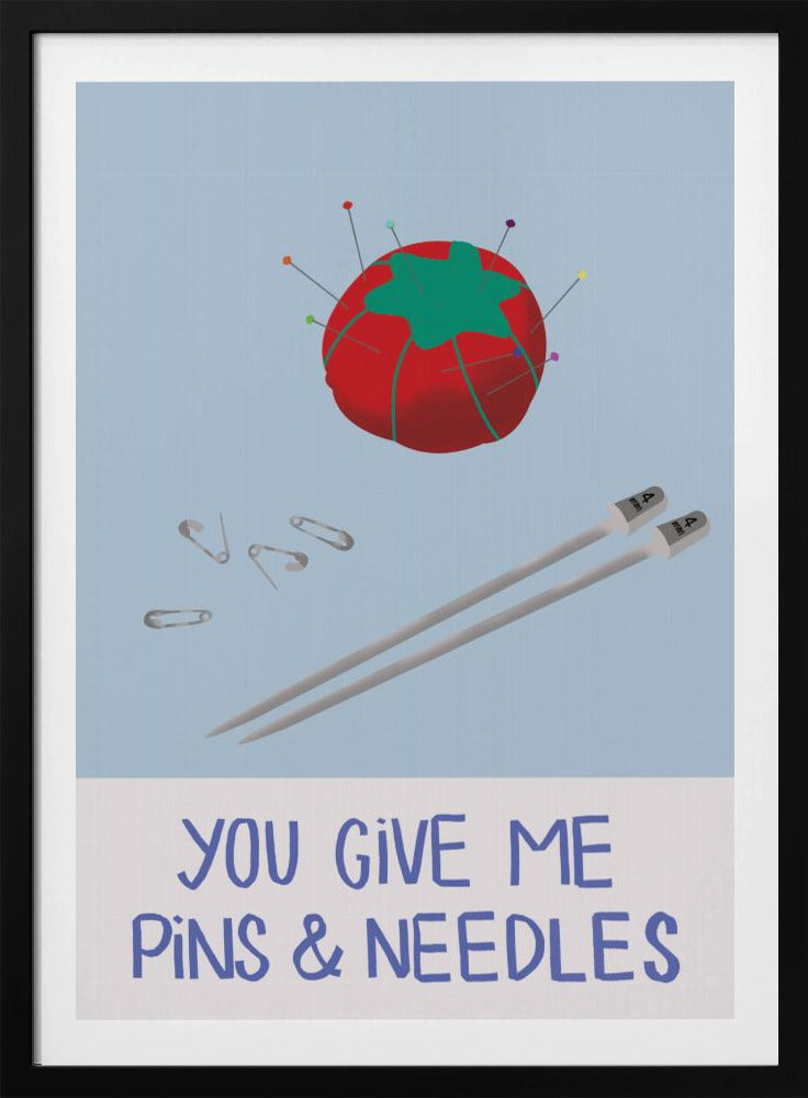 Ameisen und Nadeln | Poster - Kunstdruck