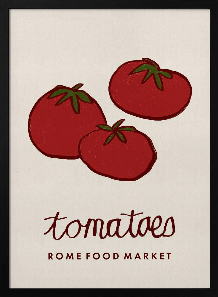 Food Art - Tomaten Rom Lebensmittelmarkt | Poster