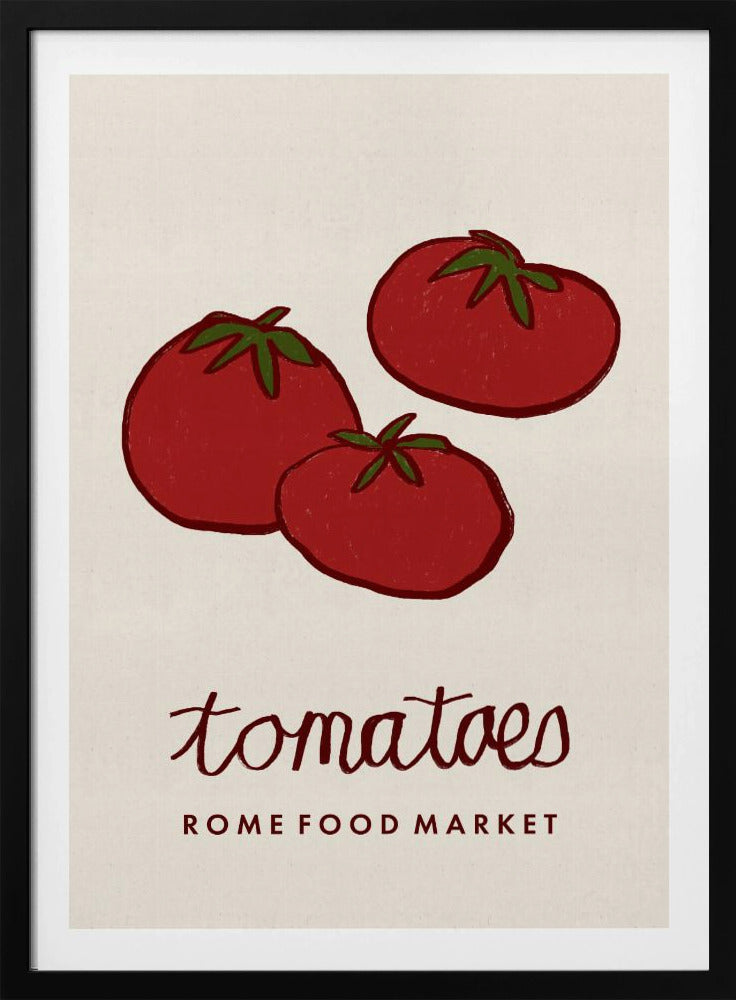 Food Art - Tomaten Rom Lebensmittelmarkt | Poster