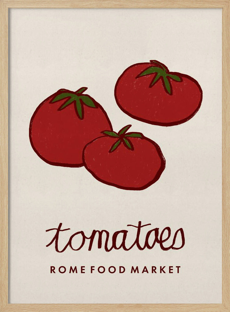 Food Art - Tomaten Rom Lebensmittelmarkt | Poster