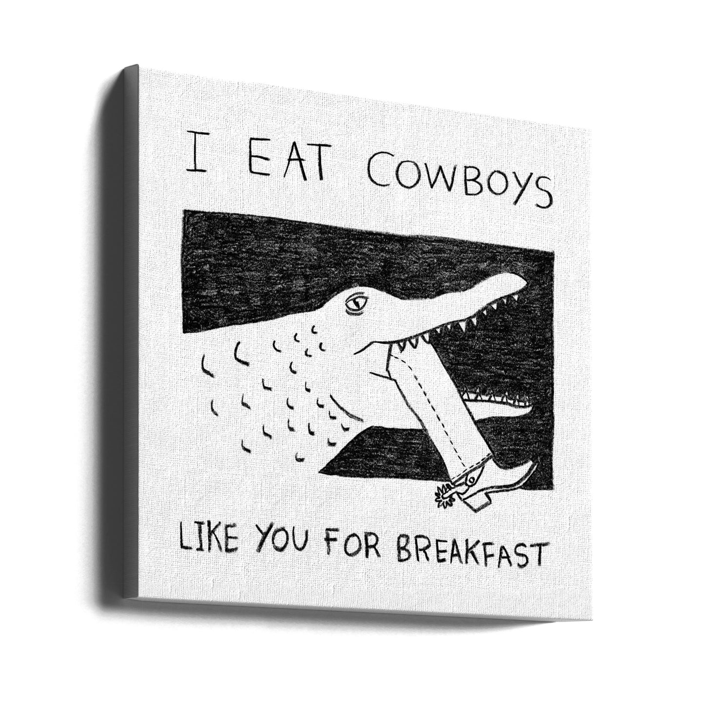 Jag äter cowboys som du till frukost | Canvas