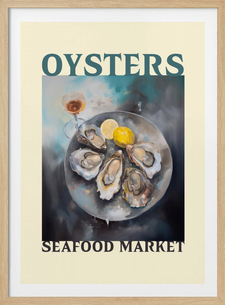 Ostron och skaldjursmarknad | Poster