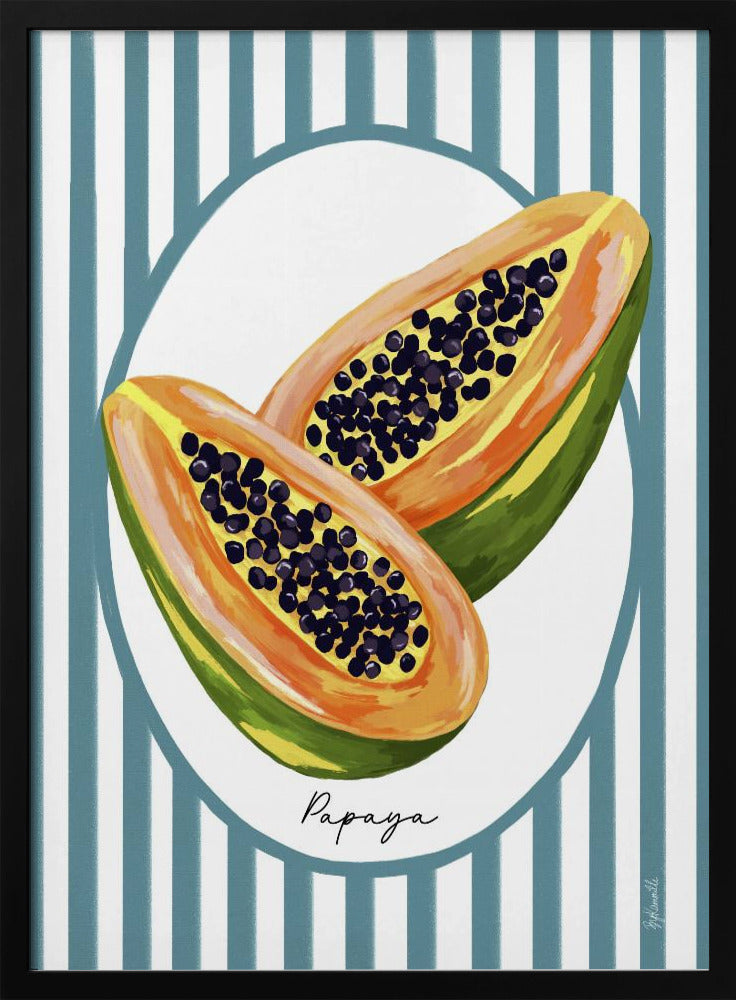 Papaya | Poster - Kunstdruck