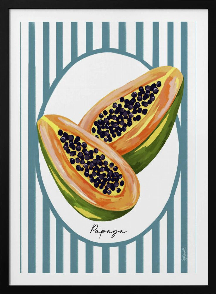 Papaya | Poster - Kunstdruck