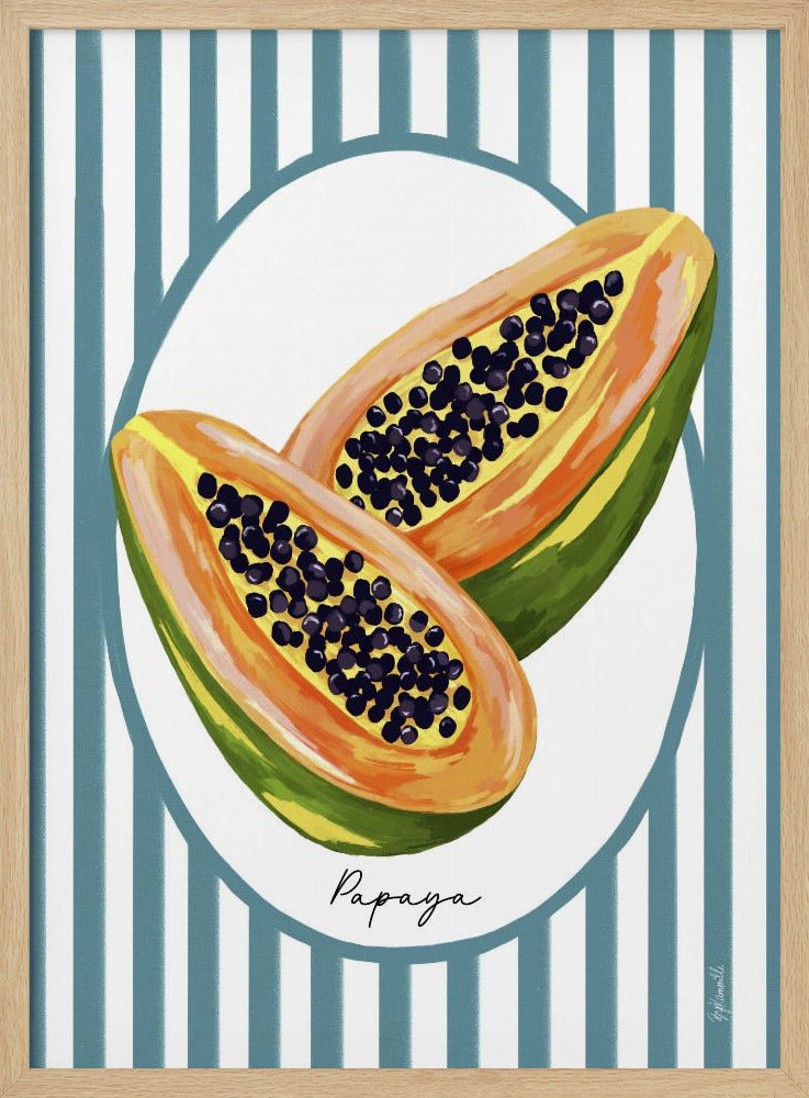 Papaya | Poster - Kunstdruck