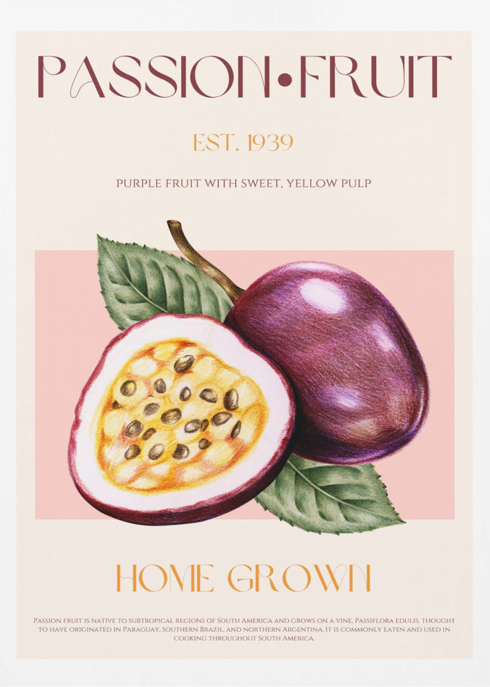 Vibrant Passionfruit | Poster