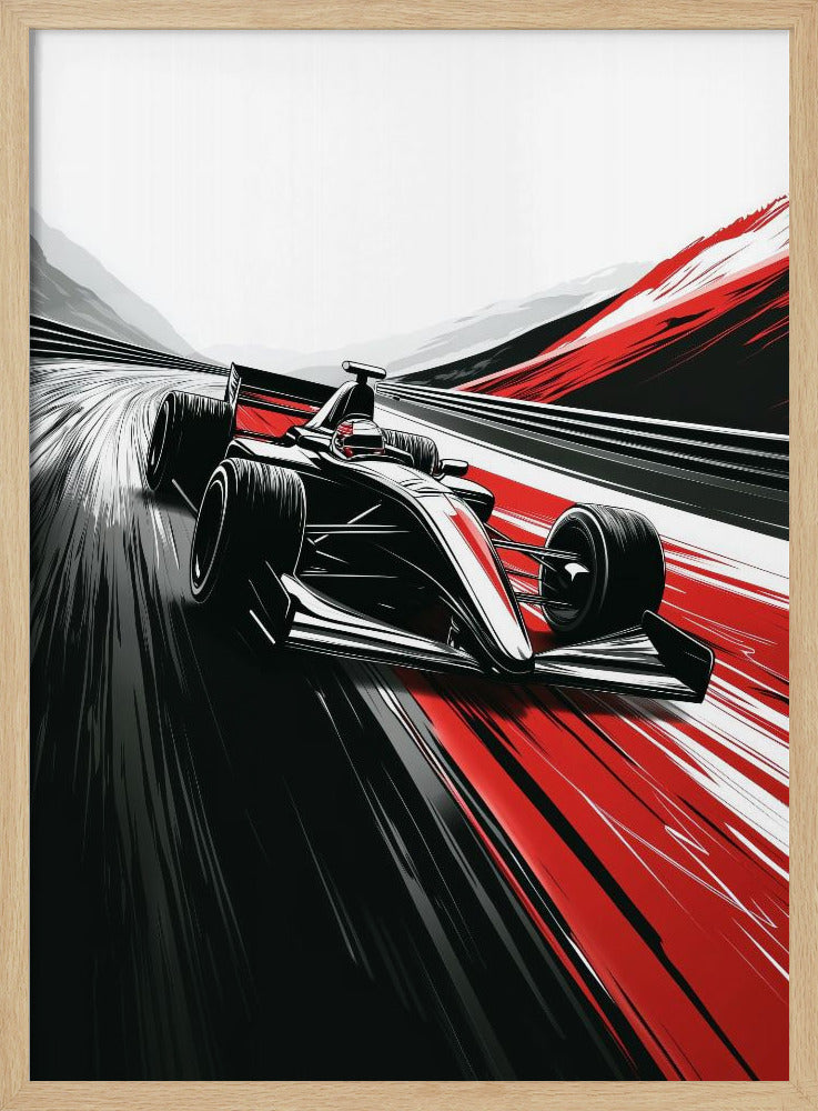 Car Racing sport art | Poster