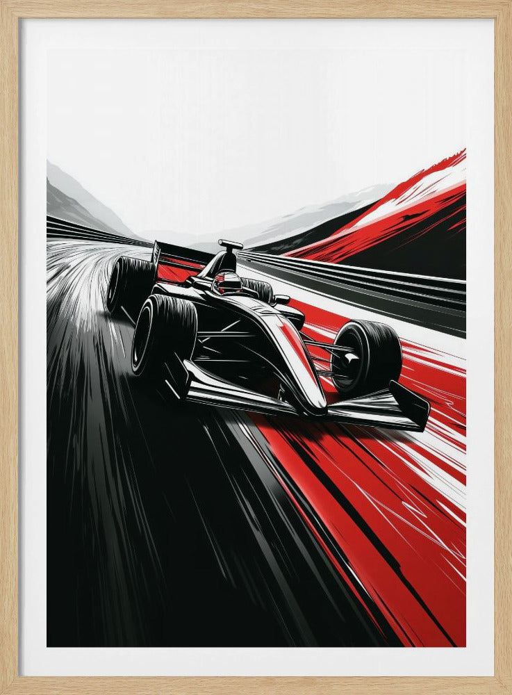Car Racing sport art | Poster