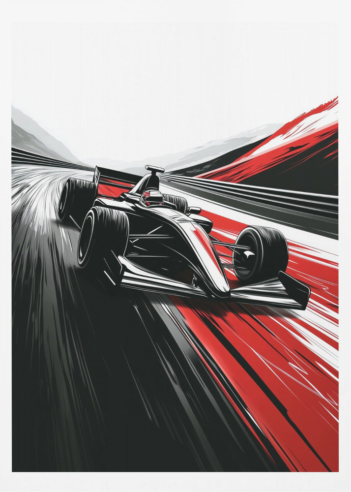 Car Racing sport art | Poster