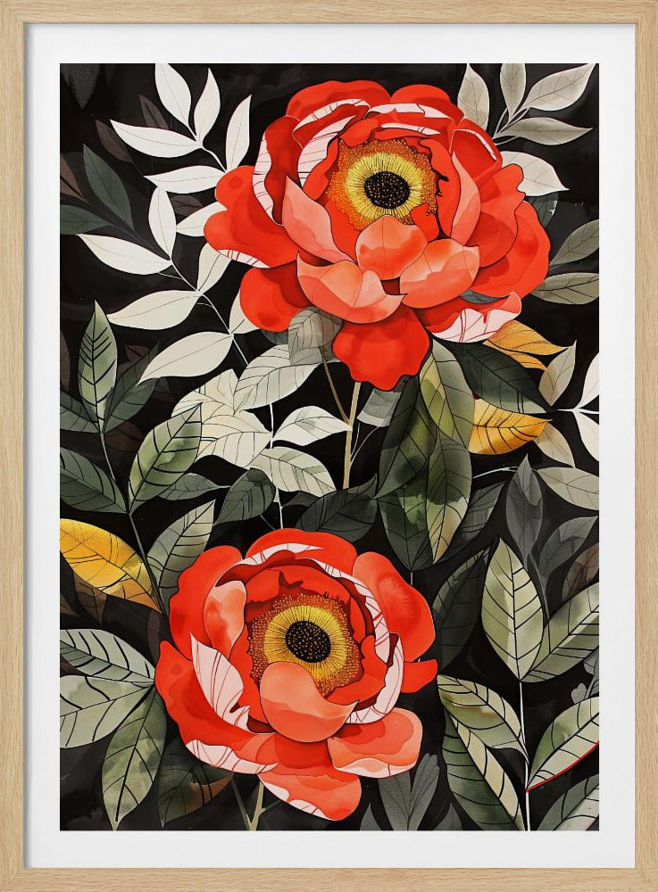 Peonies Justna Jaszke Jbjart | Poster