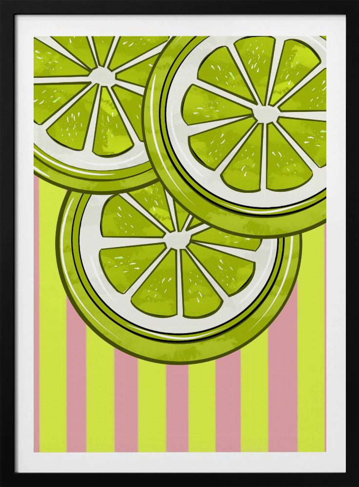 Lime su rosa | Poster - Stampe d’Arte