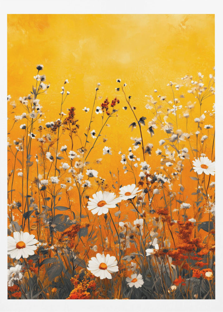Wildflower Meadow Evergreen Flowers | Poster