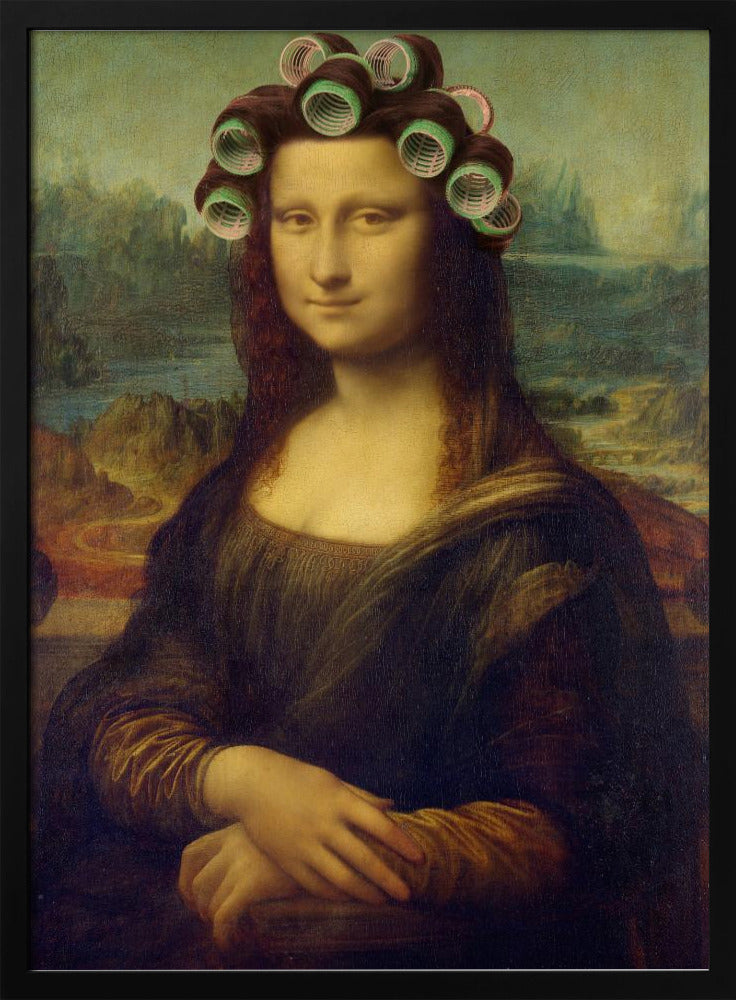 Mona Lisa - den lockiga flickutgåvan | Poster