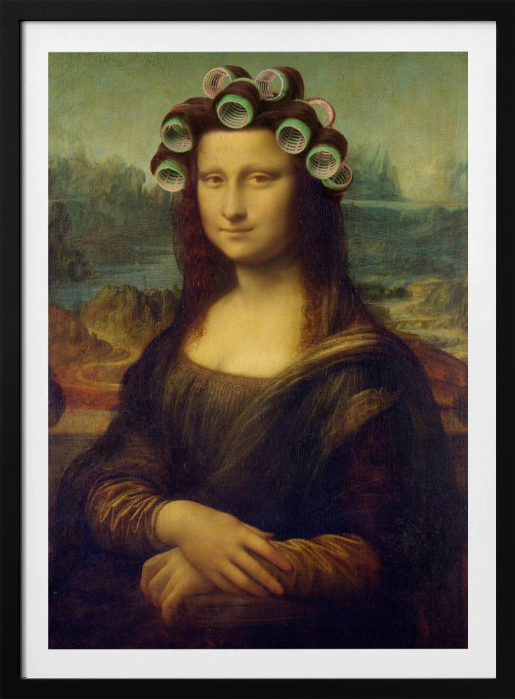 Mona Lisa - den lockiga flickutgåvan | Poster