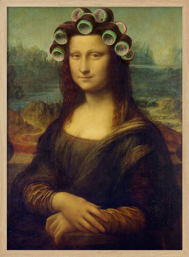 Mona Lisa - den lockiga flickutgåvan | Poster
