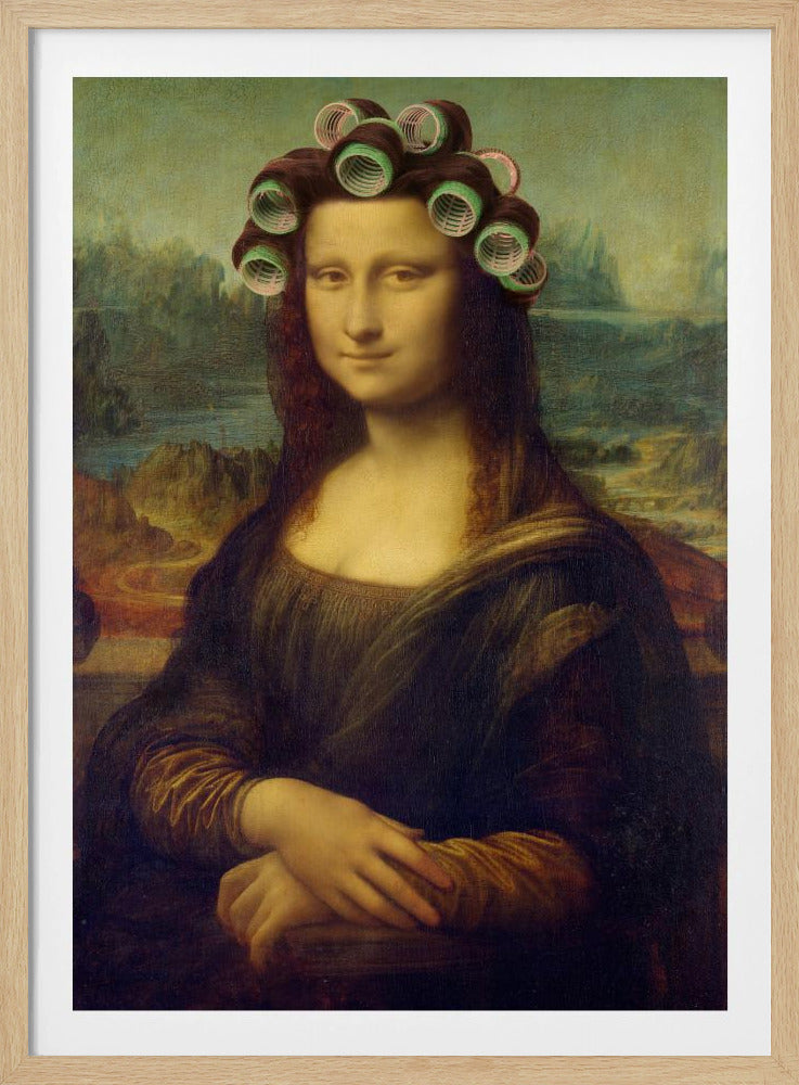 Mona Lisa - den lockiga flickutgåvan | Poster