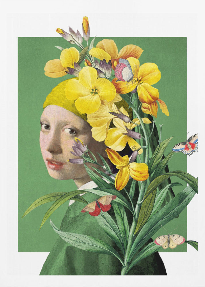 Girl With Pearl Earring   the Springtime Edition | Poster