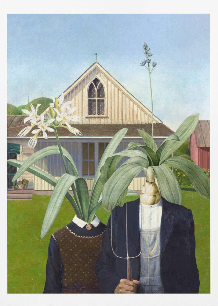 Blommigt Duo Patchwork | Poster