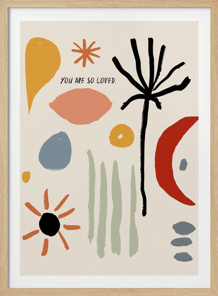 Abstract Embrace | Poster