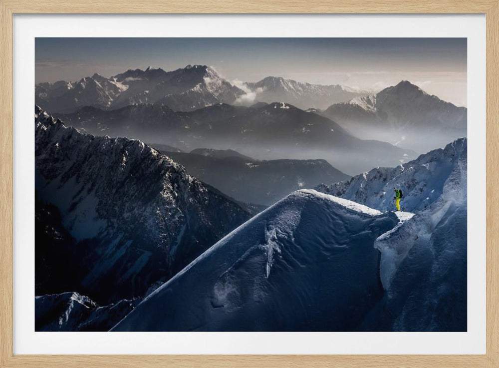 Momenti di silenzio prima della discesa | Poster - Stampe d’Arte