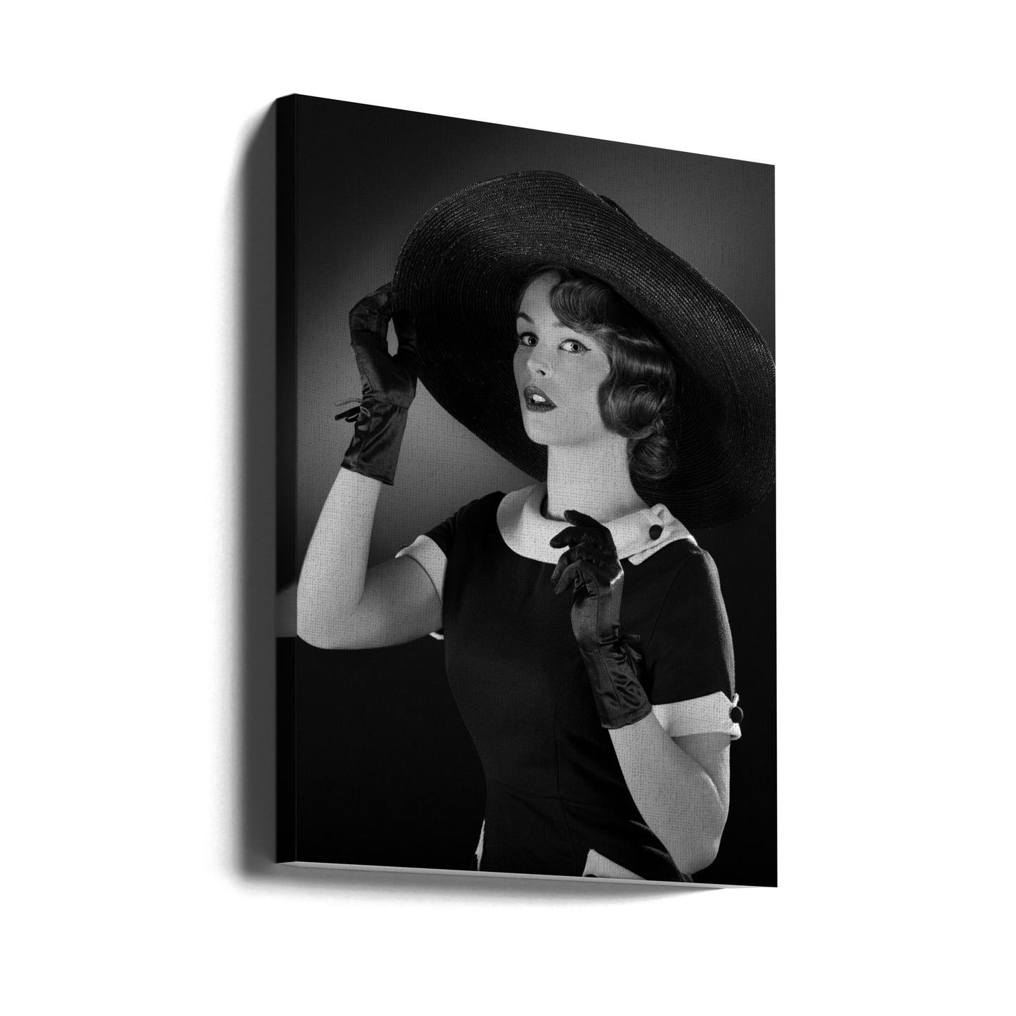 Bellezza anni '50 ed eleganza francese | Stampe su Tela