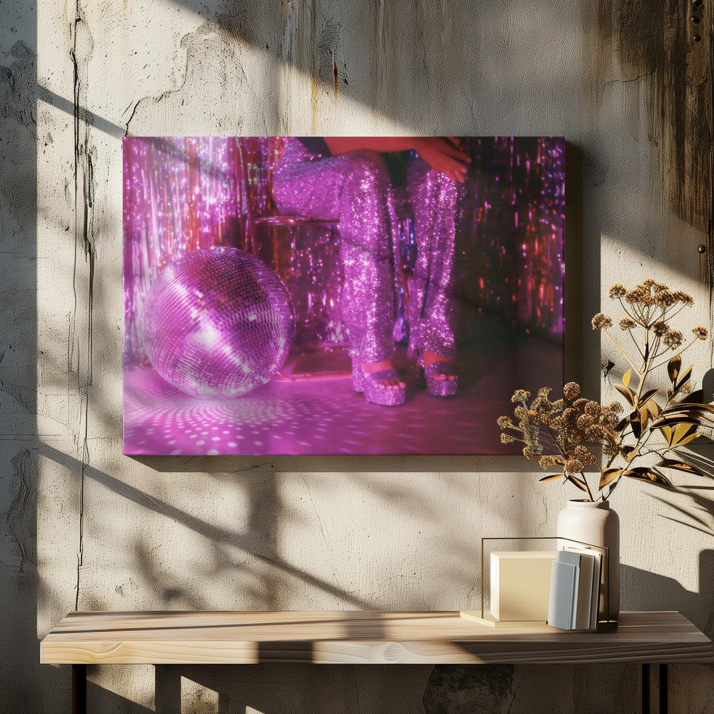 Glitter Disco Vibes | Canvasprints